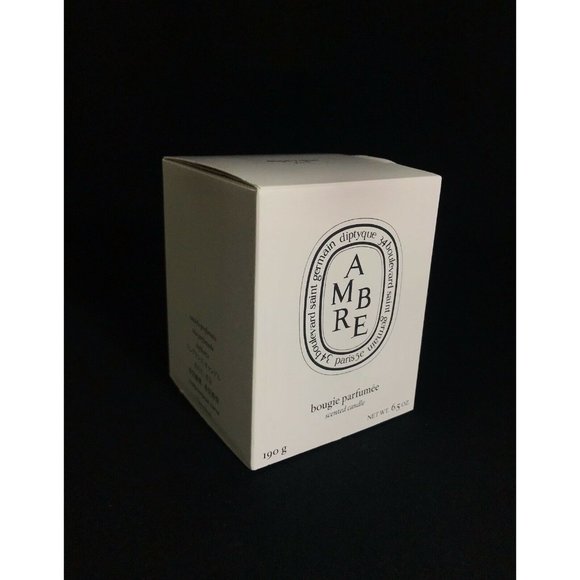 Diptyque Amber Gift Box Cardboard White 4" x 3" x 3.2" - Picture 5 of 10